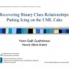 Recovering binary class relationships: putting icing on the UML cake