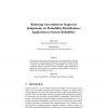 Reducing Uncertainty by Imprecise Judgements on Probability Distributions: Application to System Reliability