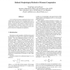 Refined Morphological Methods of Moment Computation