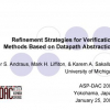 Refinement strategies for verification methods based on datapath abstraction