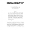 Reformulation of the support set selection problem in the logical analysis of data