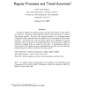 Regular Processes and Timed Automata