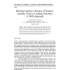 Relating Machine Estimates of Students' Learning Goals to Learning Outcomes: A DBN Approach