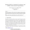 Relating PDEs in Cylindrical Coordinates and CTMCs with Levels of Concentration