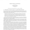 Relative Entropy and Statistics