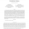 Reliable Broadcast in Wireless Networks with Probabilistic Failures