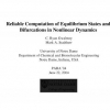 Reliable Computation of Equilibrium States and Bifurcations in Nonlinear Dynamics