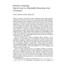 Reliable Computing: Special Issue on Dependable Reasoning about Uncertainty