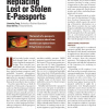 Replacing Lost or Stolen E-Passports