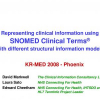 Representing Clinical Information using SNOMED Clinical Terms with Different Structural Information Models