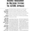 Resource Management on Multicore Systems: The ACTORS Approach
