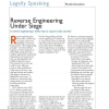 Reverse engineering under siege