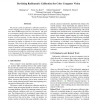 Revisiting Radiometric Calibration for Color Computer Vision