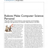 Robots make computer science personal