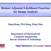 Robust Adjusted Likelihood Function for Image Analysis