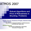 Robust Algorithms and Price of Robustness in Shunting Problems