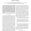 Robust control-theoretic thermal balancing for server clusters