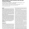 Robust estimation of protein expression ratios with lysate microarray technology