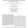 Robust sequential resource allocation in heterogeneous distributed systems with random compute node failures