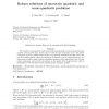 Robust Solutions of Uncertain Quadratic and Conic-Quadratic Problems