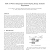 Role of Visual Languages in Developing Image Analysis Algorithms