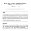Rough fuzzy set based scale space transforms and their use in image analysis