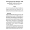 Saliency of Interest Points under Scale Changes