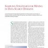 Sampling Strategies for Mining in Data-Scarce Domains
