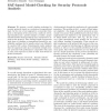 SAT-based model-checking for security protocols analysis