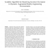 Scalable Algorithm for Resolving Incorrect Occlusion in Dynamic Augmented Reality Engineering Environments