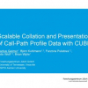 Scalable Collation and Presentation of Call-Path Profile Data with CUBE