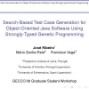 Search-based test case generation for object-oriented java software using strongly-typed genetic programming