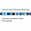 Secure and Efficient Metering