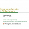 Secure Service Provision in Ad Hoc Networks