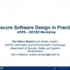 Secure Software Design in Practice