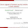 Secure Upgrade of Hardware Security Modules in Bank Networks