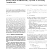 Security Analysis of an ID-Based Key Agreement for Peer Group Communication