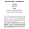 Security considerations for remote electronic voting