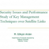 Security issues and performance study of key management techniques over satellite links