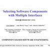 Selecting Software Components with Multiple Interfaces