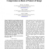 Selection of Mother Wavelet For Image Compression on Basis of Nature of Image