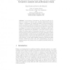 Self-interference in Multi-hop Wireless Chains: Geometric Analysis and Performance Study