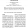 Self-organizing superimposition algorithm for conformational sampling