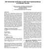 Self-referential verification of gate-level implementations of arithmetic circuits