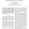 Self-Tuning the Parameter of Adaptive Non-linear Sampling Method for Flow Statistics