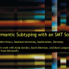 Semantic subtyping with an SMT solver