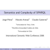 Semantics and Complexity of SPARQL