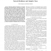 Semi-autonomous networks: Network resilience and adaptive trees