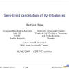 Semi-Blind Cancellation of IQ-Imbalances