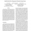Sensitivity Based Power Management of Enterprise Storage Systems